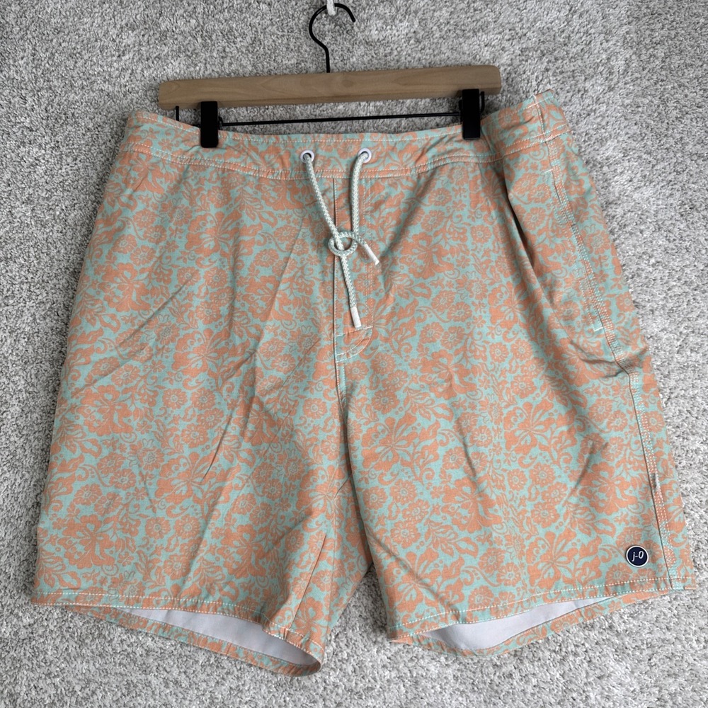 johnnie-O The Half Elastic 7" Surf Shorts Clementine Size XL